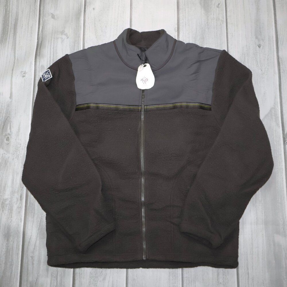 NEW prAna Hurricane Full-Zip Fleece Jacket Men’s Hiking Black Casual Performance